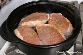 crock pot pork chops smothered in