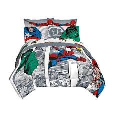 Multi Marvel Comic Cool Queen Bed Set