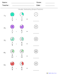 Fractions   Adding and Subtracting fractions   Examples
