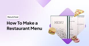 how to make a restaurant menu 11 steps
