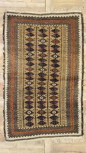 3 x 5 antique persian baluch rug 73279