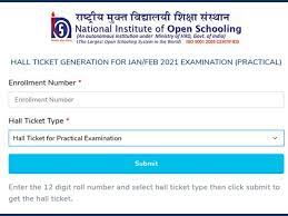 nios admit card 2021 released for cl