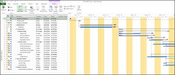 Displaying Two Baselines In Microsoft Project Gantt Chart