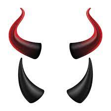 devil horns vector halloween evil