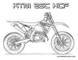 These are real dirt bikes such as honda, yamaha, ktm, suzuki, etc. Ktm 250xcf Kids Colouring Of Dirt Bike Coloring Book Art Bike Drawing Coloring Books