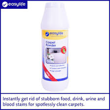 easylife dry cleaning carpet powder