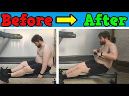 rowing machine before and after real