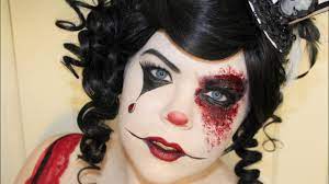 dark carnival halloween makeup