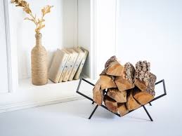 Compact Hand Welded Firewood Stand For