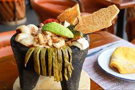 authentic nh mexican food molcajete