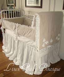 Custom Baby Bedding Crib Set Ivory