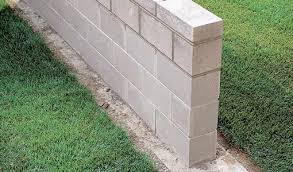 how to build a concrete block wall