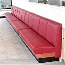 restaurant long booth sofa size