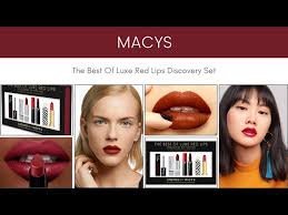luxe red lips discovery set