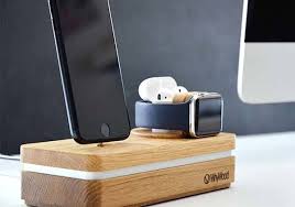 If you have an apple watch then you almost certainly also have an iphone and there's a good the horizontal angle it positions your watch screen at perhaps isn't ideal, but since you can dock your iphone at an easily. Dockit Handmade Wooden Apple Dock For Iphone Airpods And Apple Watch Gadgetsin Apple Dock Apple Watch Apple Watch Stand