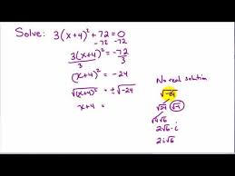Solving Quadratic Equations With