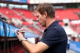 This is the profile site of the manager julian nagelsmann. Head Coach Julian Nagelsmann Of Hoffenheim Signs Autographs Prior To Coach Autographs Julian