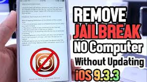 It takes roughly ten minutes and does not require a mac or. How To Remove Jailbreak No Computer Without Updating Ios 9 3 3 Youtube