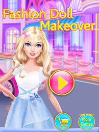 barbie dressup and makeup on