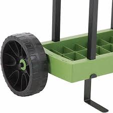 Rolling Storage Rack On Wheels For Yard