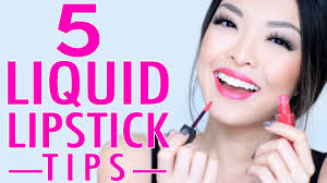 how to apply liquid lipstick for
