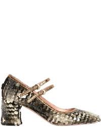 Free shipping, 30 days returns, cash on delivery. Rochas 60mm Sequined Metallic Leather Pumps 695 Luisaviaroma Lookastic