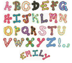 dotty alphabet applique machine