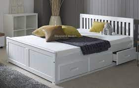 Small Double Bed With Drawers Hot