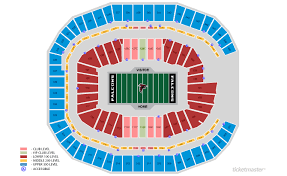 Atlanta Falcons Home Schedule 2019 Seating Chart