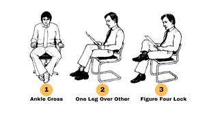 personality test your leg crossing