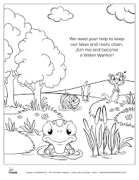 In the water world category you find various coloring pages of water animals,frogs,fishes,… author: Coloring Pages City Of Lakeland