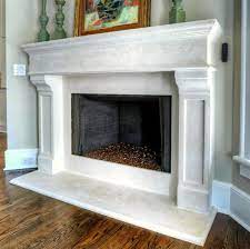 Vermont Luxury Cast Stone Fireplace
