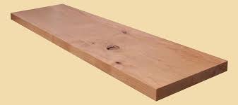 knotty alder wide plank countertops