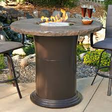 Colonial Bar Height Fire Pit Table