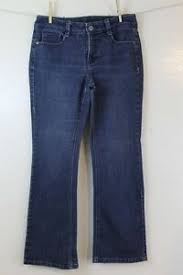 Details About Wmns Jeans Sonoma Size 10 12 Size Chart Straight Leg Color Dark Denim
