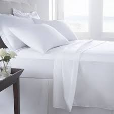 300 Thread Count White Bed Sheet With 2