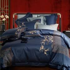 Cotton Embroidery Chinese Bedding Set