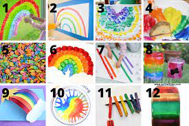 rainbow crafts and activities for kids