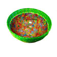 Colorful Large Serving Salad Bowl