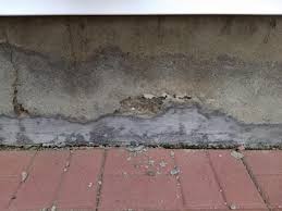 Foundation Surface Concrete Flaking Off