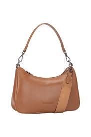 purses leather baguette shoulder bag