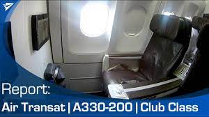 report air transat a330 club cl