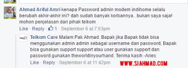 The default password is admin. Tidak Bisa Login Admin Modem Indihome Coba Gunakan Password Telkomjatineg4r4 Ahmad S Site