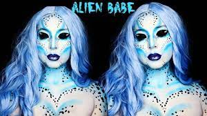 alien halloween makeup tutorial