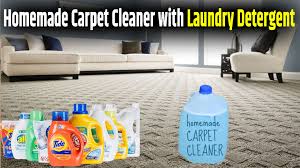 laundry detergent in a carpet cleaner