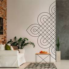 Kolam In Half Wall Sticker Wall Decal