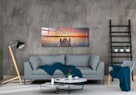 Pier Panoramic Glass Printing Wall Art