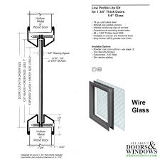 Commercial Door Light 12 X 12 Wired