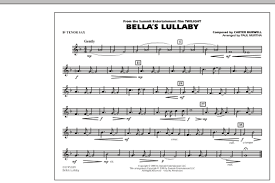 Browse our 19 arrangements of bella's lullaby. sheet music is available for piano, alto saxophone, c instrument and 12 others with 3 scorings and 3 notations in 5 genres. Paul Murtha Bella S Lullaby From Twilight Bb Tenor Sax Sheet Music Download Printable Film Tv Pdf Marching Band Score Sku 276673