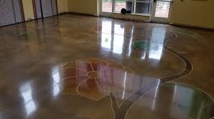 polished concrete flooring dragon